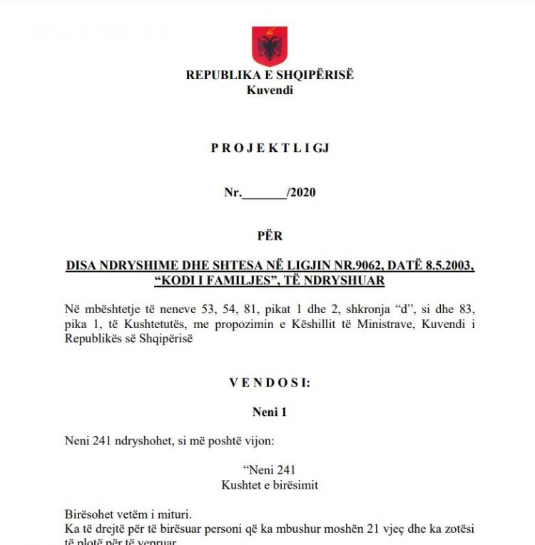 Ndryshime në Kodin e Familjes: Mund të birësojnë fëmijë jo vetëm të martuarit, por dhe bashkëjetuesit ose një person i vetëm 1 Kod 3 750x764 1