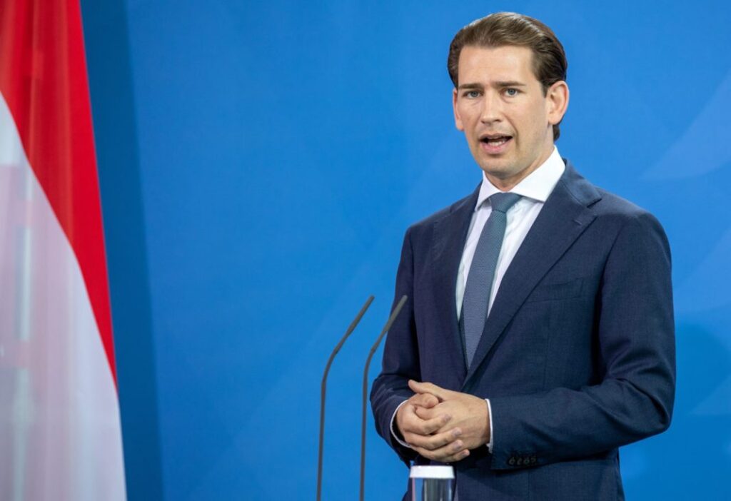 Kryeministri i Austrise Sebastian Kurz