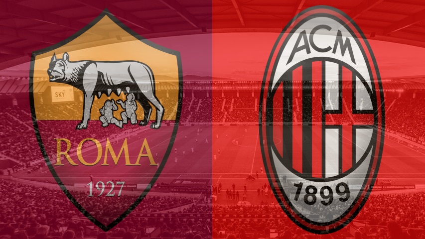 FOTO/ Formacionet zyrtare Roma – Milan Roma vs Milan