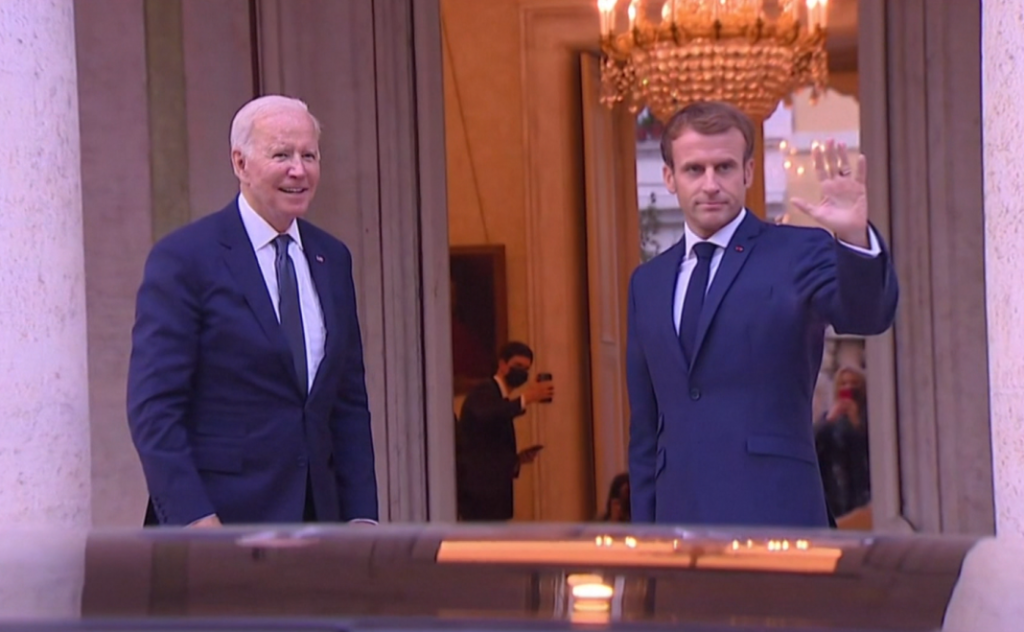 Biden vizitë në Itali për G20, takon për herë të parë Macron pas ‘krizës’ biden macron 1068x659 1