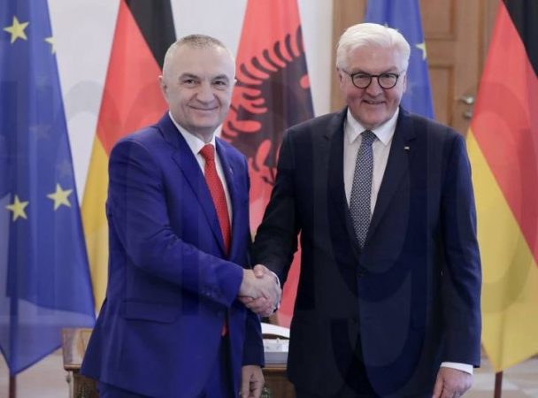 Meta uron Presidentin gjerman për Ditën e Bashkimit: Procesi i Berlinit është jetik për integrimin e plotë të Ballkanit Perëndimor në BE germab 608x450 1