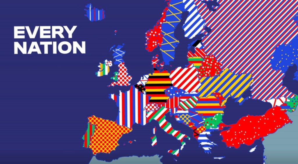 Skandal / UEFA e fut Kosovën në Serbi gjatë prezantimit të EURO 2024 ghhhh
