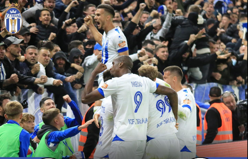 Derbi ngjyroset bardheblu, Tirana fiton 1-0 ndaj Partizanit tirana 1