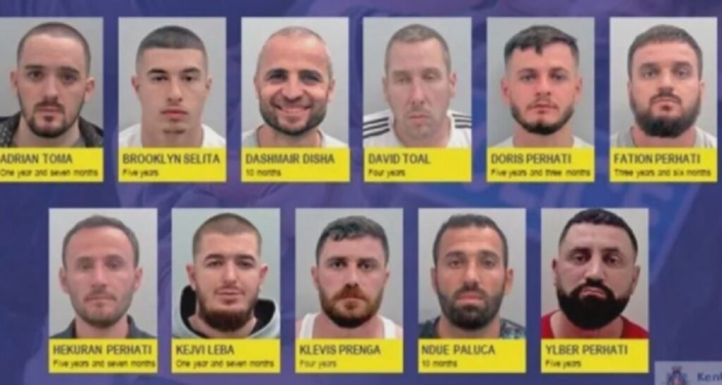 Dënohen 11 shqiptarët e “shtëpive të barit” në Angli, “i merr në qafë” fletorja e shënimeve 11 arrestuar
