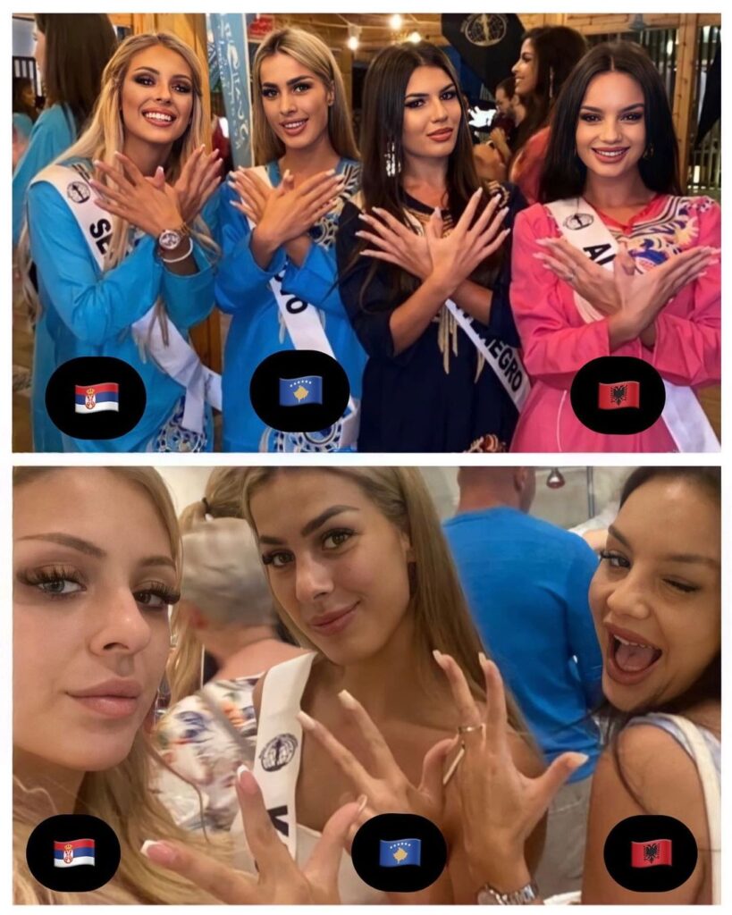 Bëri simbolin e shqiponjës, përfundon në spital Miss Serbia MISSS