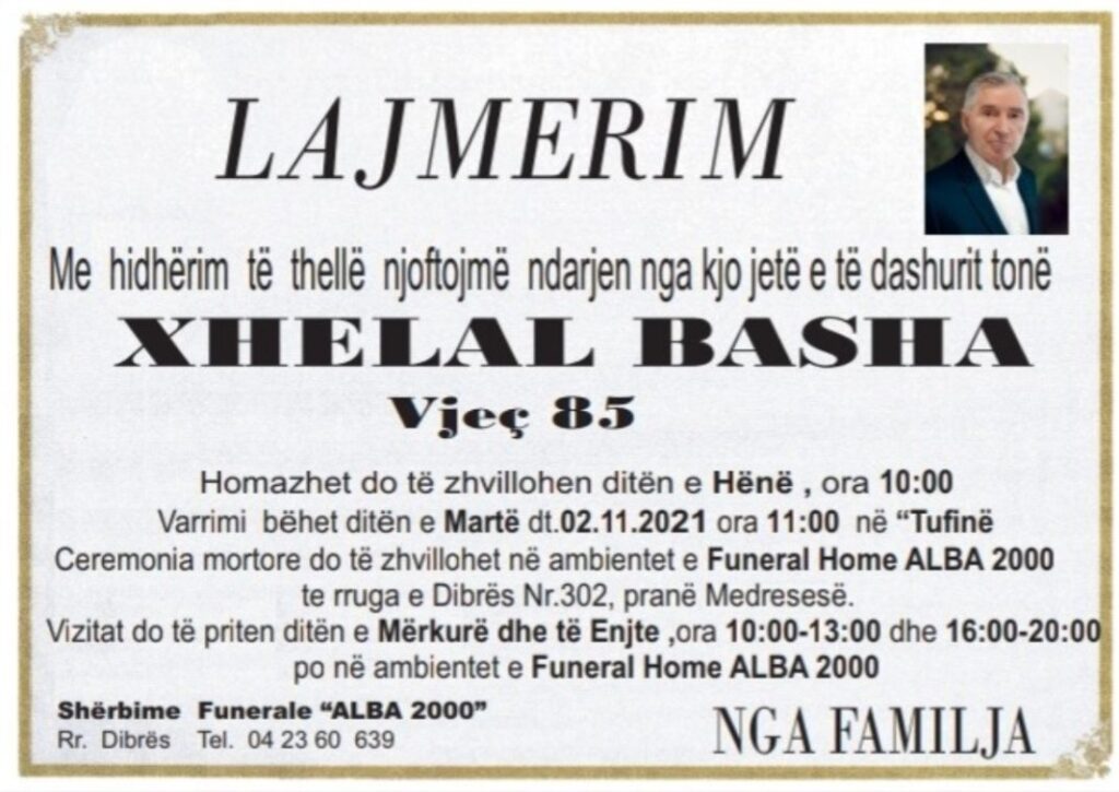 Miq, të afërm dhe politikanë homazhe në nderim të Xhelal Bashës. E pranishme dhe Lindita Nikolla dfgdgherh45rhjj 1068x756 1
