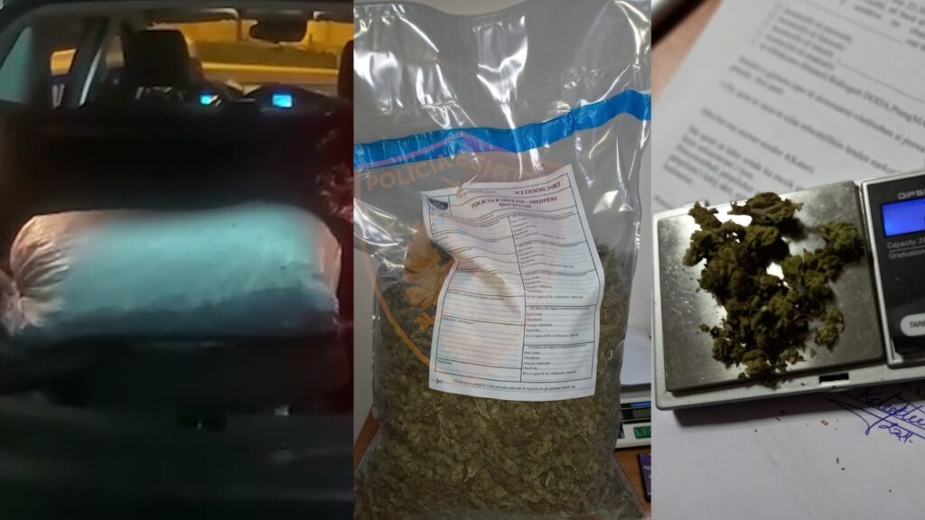 Operacioni “Rubiku”/ Sekuestrohen 15 kg kanabis, tre në pranga kanabis
