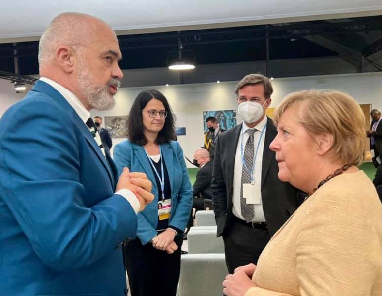 FOTOT/ Nga Merkel, tek Macron, Mitsotaqis e Boris Johnson: Rama nxjerr pamjet nga takimet me liderët kryesorë të Europës 3 rama2