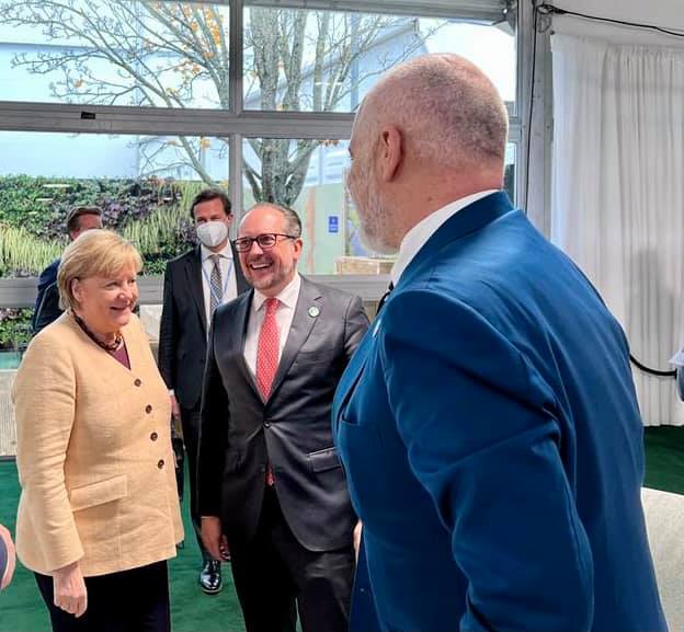 FOTOT/ Nga Merkel, tek Macron, Mitsotaqis e Boris Johnson: Rama nxjerr pamjet nga takimet me liderët kryesorë të Europës 4 rama3