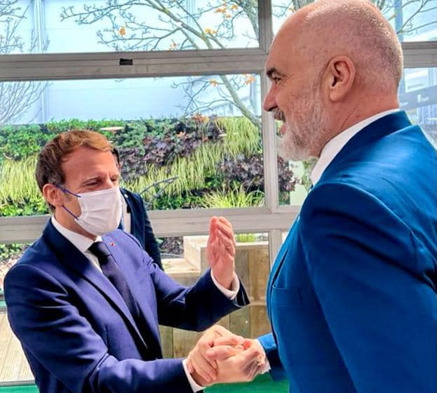 FOTOT/ Nga Merkel, tek Macron, Mitsotaqis e Boris Johnson: Rama nxjerr pamjet nga takimet me liderët kryesorë të Europës 5 rama4