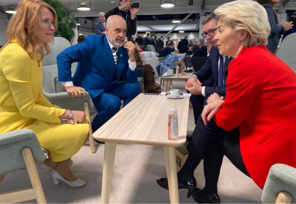 FOTOT/ Nga Merkel, tek Macron, Mitsotaqis e Boris Johnson: Rama nxjerr pamjet nga takimet me liderët kryesorë të Europës 8 rama7