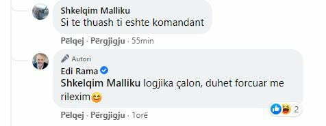 “Një lider nuk përmend në çdo postim ‘gojët e shthurura’”, Rama debaton me komentuesen: Nuk jam luan o luaneshë 1 12 5 1