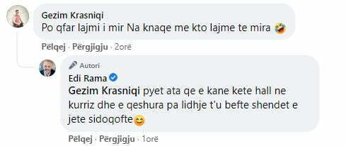 “Një lider nuk përmend në çdo postim ‘gojët e shthurura’”, Rama debaton me komentuesen: Nuk jam luan o luaneshë 2 36