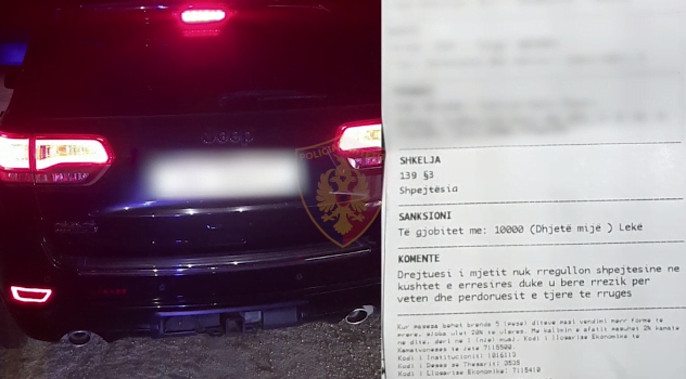 Garat me makina dhe xhirime gomash, Policia del me “dorë të hekurt” Shkelje