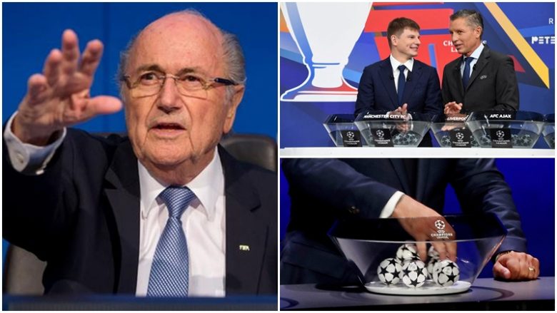 “Topat e shortit futen në frigorifer”, rikthehet deklarata e Blater pasi shorti i Champions dështoi blater shorti
