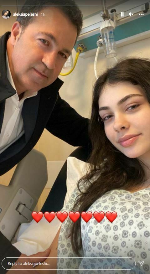 Prej disa ditësh e shtruar, Niko Peleshi viziton vajzën e tij në spital 2 e