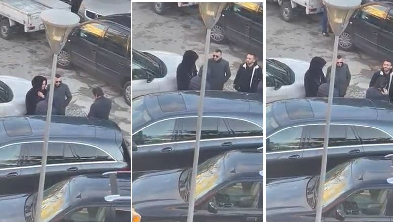 FOTO/ Stresi nuk e braktis asnjëherë Berishën, shfaqet me grupin pranë selisë stresi