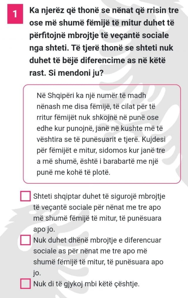 Këshillimi Kombëtar, Rama publikon pyetjen e parë: A duhet mbrojtje e veçantë sociale për nënat me shumë fëmijë? 1 272260247 474408617388138 5937398551811875270 n 1 640x1017 1