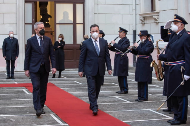 Peleshi vizitë zyrtare në Romë: Shqipëria, mision kyç për ruajtjen e orientimit strategjik Euro-Atlantik ne rajon Peleshi 2 1