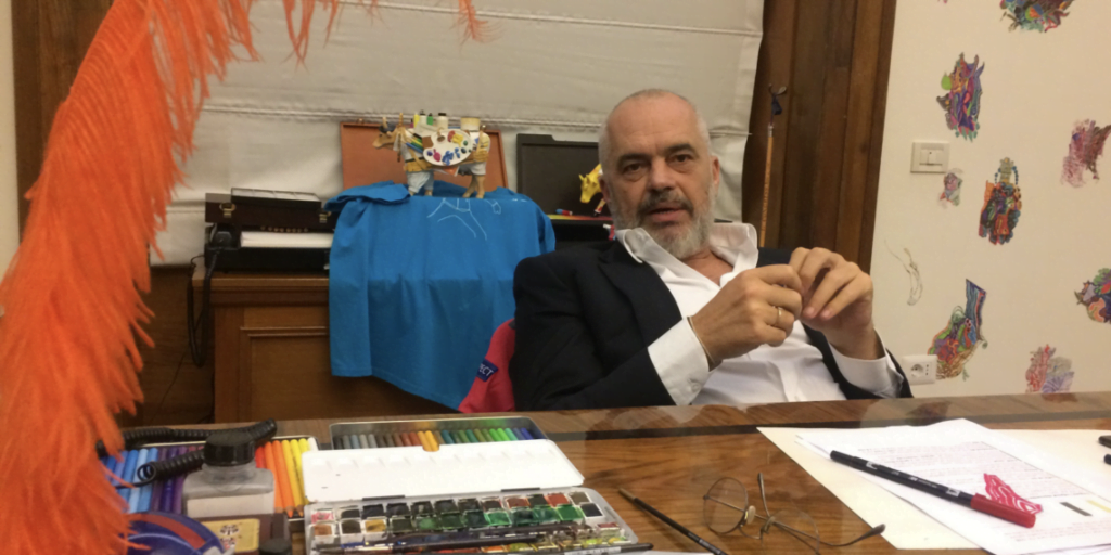 Rama: Në gurin e varrit, do doja epitafin “piktori më i mirë midis kryeministrave dhe kryeministri më i mirë midis piktorëve” edi rama 2
