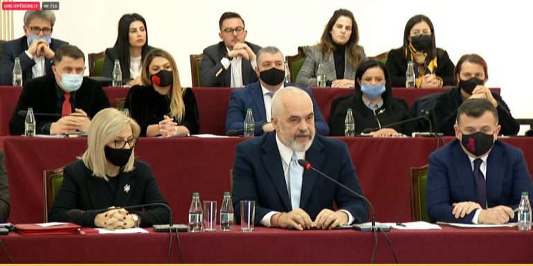 Rama sulmon Metën, Bashën dhe Berishën dhe jep porositë për 6 marsin: Në 6 sheshe, për 12 ose 18 përsheshe edi rama322 1 770x384 1
