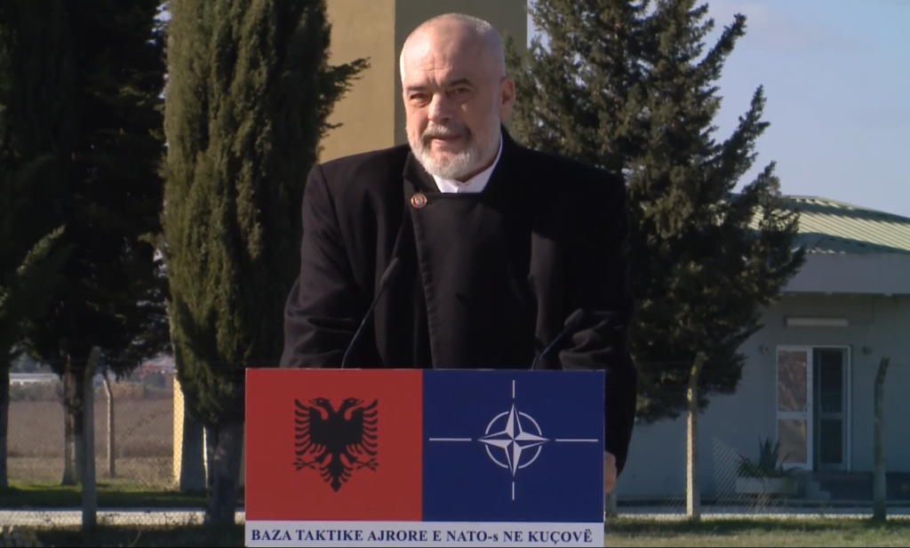 Baza ajrore e Kuçovës, Rama: Shqipëria ka pozicion strategjik në rajon, jemi vlerë e shtuar për NATO-n rama kucove