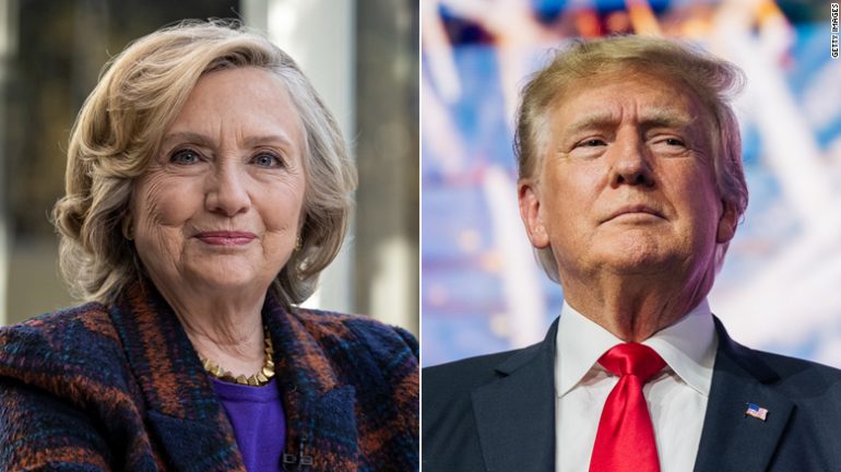 Clinton ironi me ish-presidentit Trump, në lëvizje për shitjen e kapeles me emrin që krijoi polemika 220212105521 clinton trump split restricted exlarge 169 770x432 1