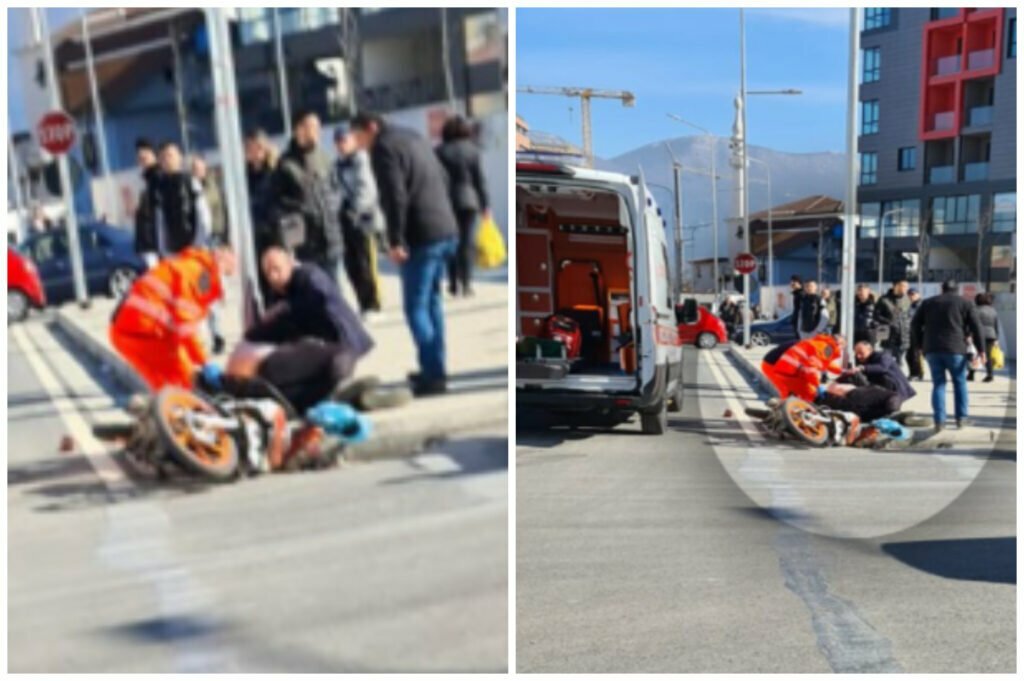 Aksident në Astir, makina përplas motorin, drejtuesi në gjendje të rëndë Astir aksident
