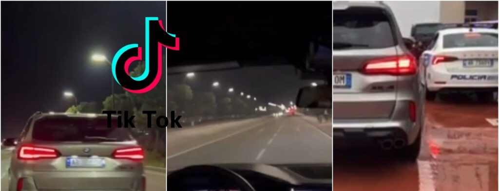 VIDEO/ Xhironte gomat me “X5” luksoze, shoferi e pëson pasi publikon videon në “Tik Tok” BMW