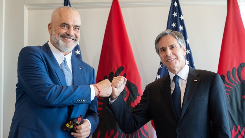Antony Blinken takim me Edi Ramën në Uashington Blinkden