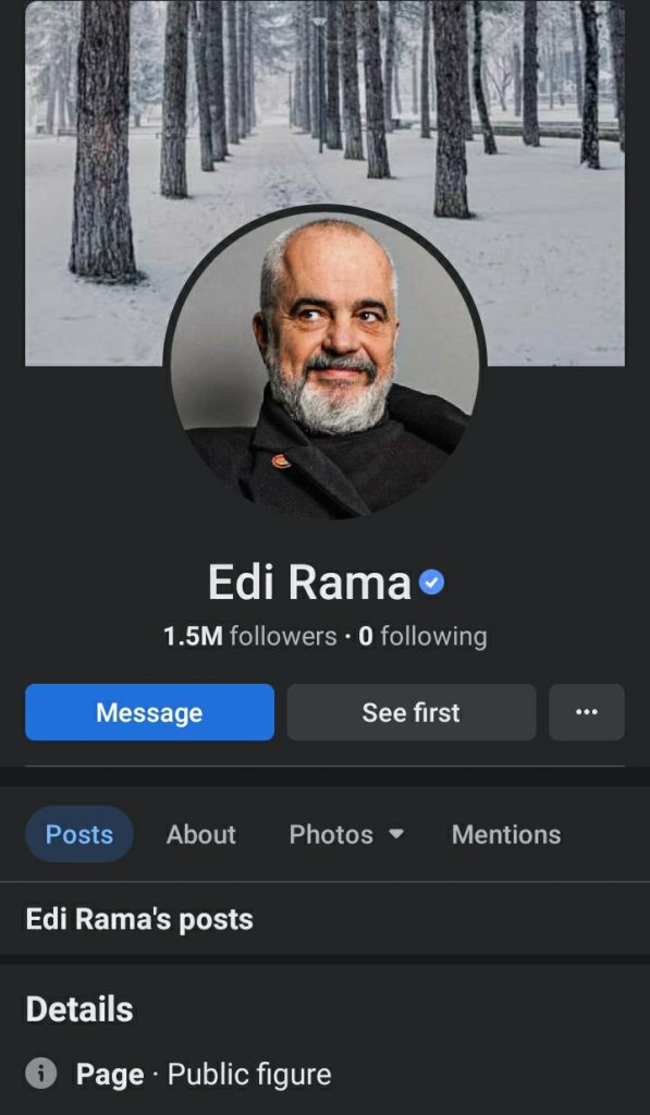 Fakte surprizuese mbi transparencën në Facebook të politikanëve shqiptarë, kur i kanë krijuar faqet, si kanë ndryshuar emrat dhe... 4 Screenshot 20220214 111457 Facebook