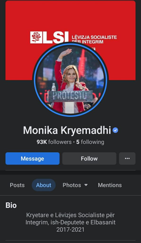 Fakte surprizuese mbi transparencën në Facebook të politikanëve shqiptarë, kur i kanë krijuar faqet, si kanë ndryshuar emrat dhe... 24 Screenshot 20220214 112621 Facebook