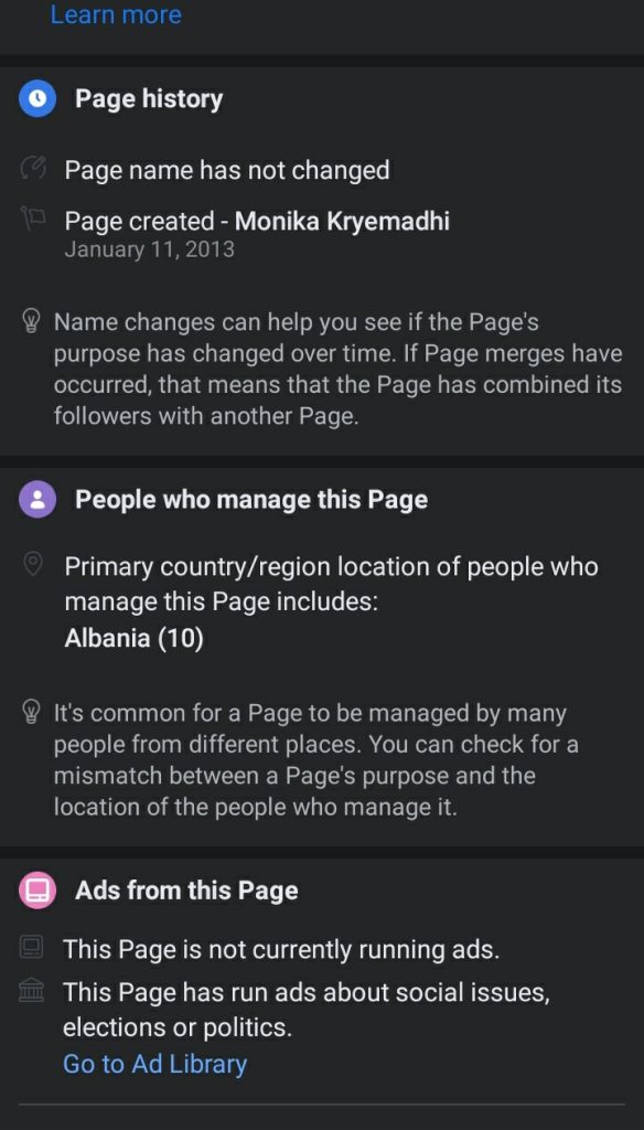 Fakte surprizuese mbi transparencën në Facebook të politikanëve shqiptarë, kur i kanë krijuar faqet, si kanë ndryshuar emrat dhe... 22 Screenshot 20220214 112651 Facebook
