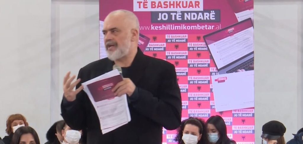“Dje ishte Luli i babës vet, sot është Lul brava”, Rama ironizon përplasjet Basha-Berisha (VIDEO) edi rama 4