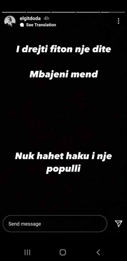 Donaldi s’e fitoi Big Brotherin, ironia e shokut të ngushtë: Nuk hahet haku i një populli! 2 elgiti2