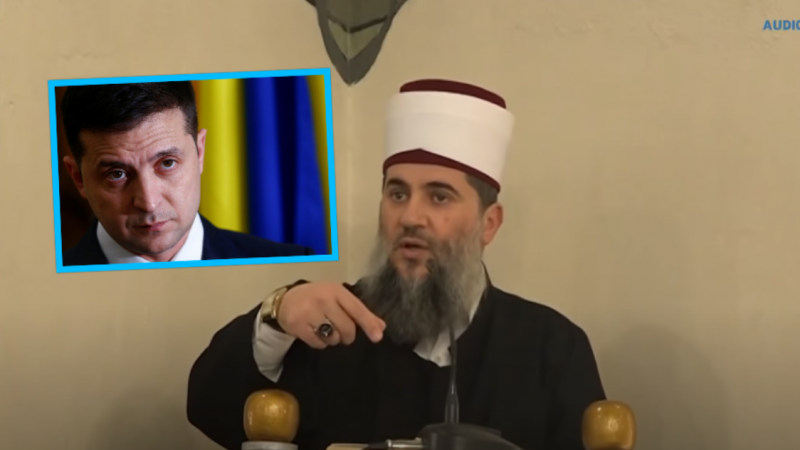 VIDEO/ Hoxha shqiptar nga Shkupi: Presidenti ukrainas zullumqar e dreq, tani qan si gjynah hoxha 1