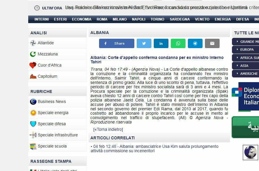 Dënimi i Tahirit/ Ja çfarë shkruajnë mediat e vendeve fqinje 3 retryyu
