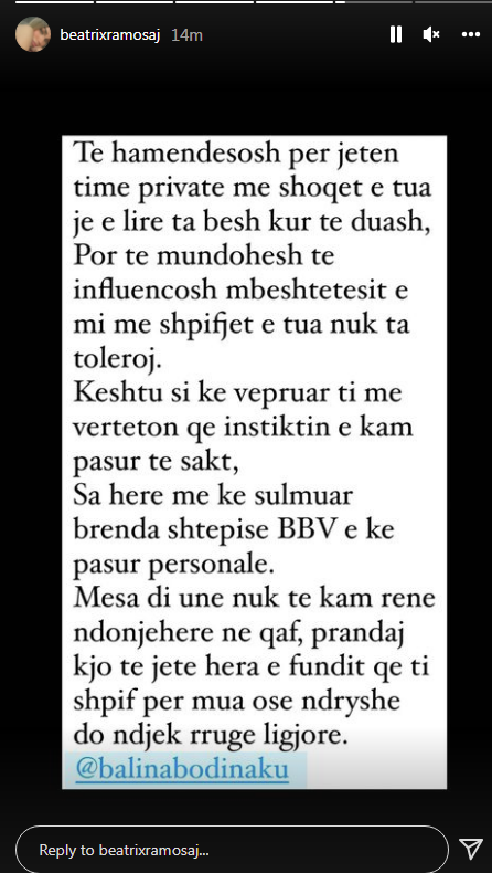 “Ka ikur në Dubai me të dashurin”, Beatrix kapet me opinionisten e Big Brother: Hera e fundit që shpif për mua 1 trixa 2