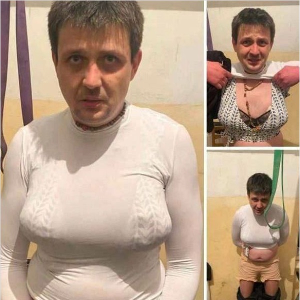 Pamje/ Lufta në Ukrainë detyron burrin të maskohet si grua për t’u arratisur 555