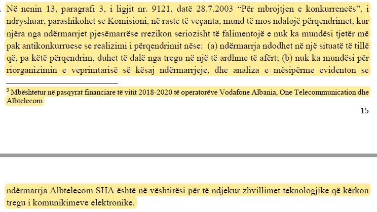 Konkurrenca miraton me pikëpyetje blerjen e “ONE” – Vodafone: Ka rreziqe, transaksion i pashembullt ! 2 AK ALBTELECOM
