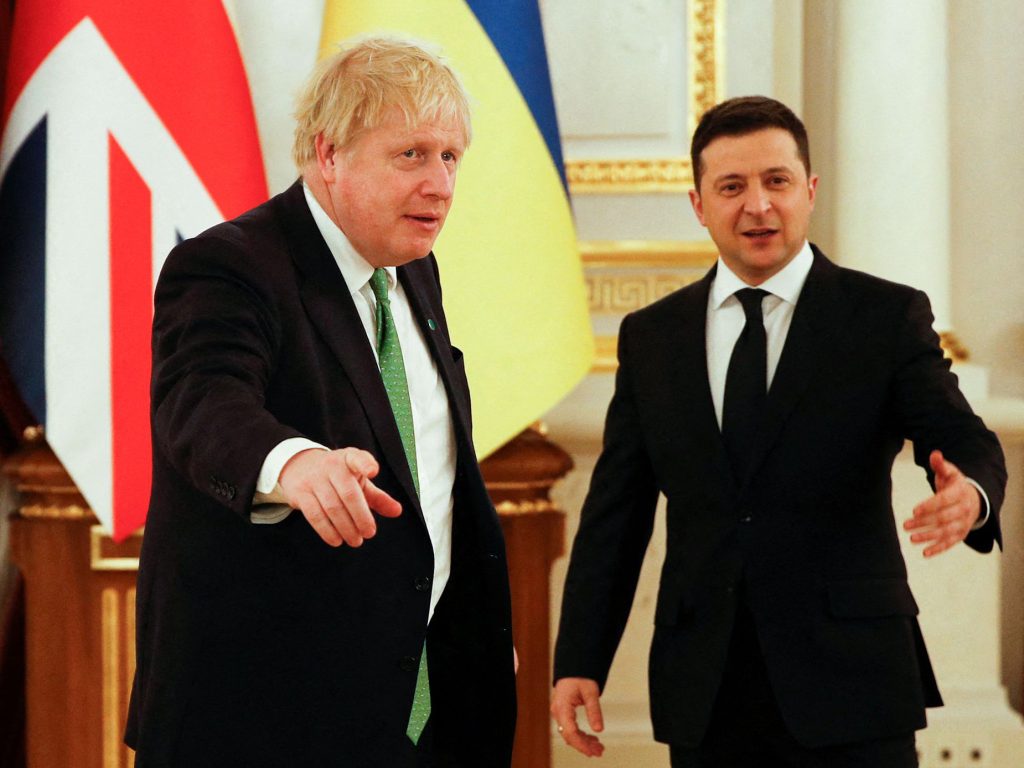 Zelenskyy: Johnson është përkrah nesh më shume se çdo lider tjetër botëror B299CC9F 225E 4954 A9CC E933C8AE403F