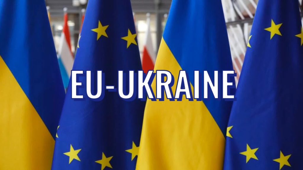 Ukraina me status të vendit kandidat në BE? PE voton sot EU Ukraine flags