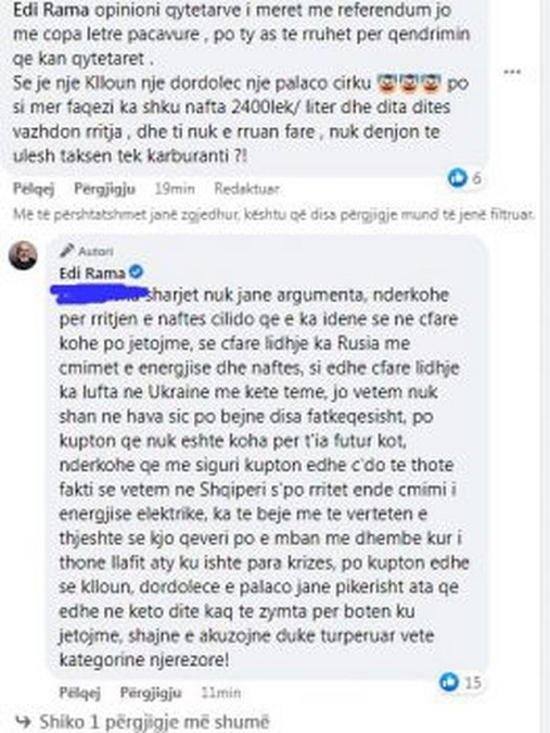 Çmimi i naftës arrin rekordin, reagon për herë të parë kryeministri Rama 1 FOTO