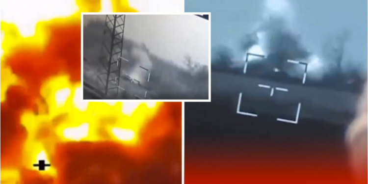 VIDEO/ Publikohen pamjet ku ushtarët ukrainas hedhin në erë tanket ruse me raketa lazeri Lazeri 750x375 1