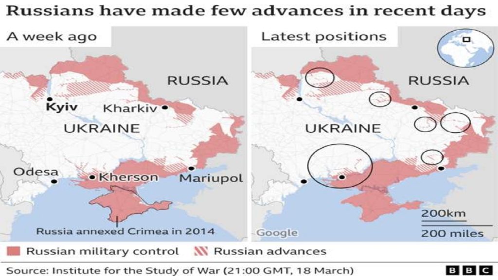 Ukraina po lufton të marrë territoret e pushtuara nga Rusia jj