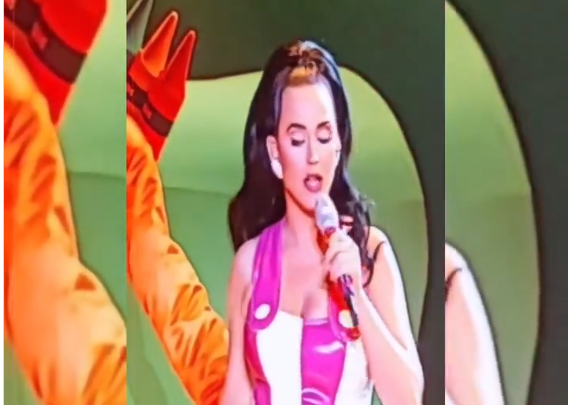 Këngëtarja e famshme nis të shajë në mes të koncertit: F**k Putin! katy 568x405 1