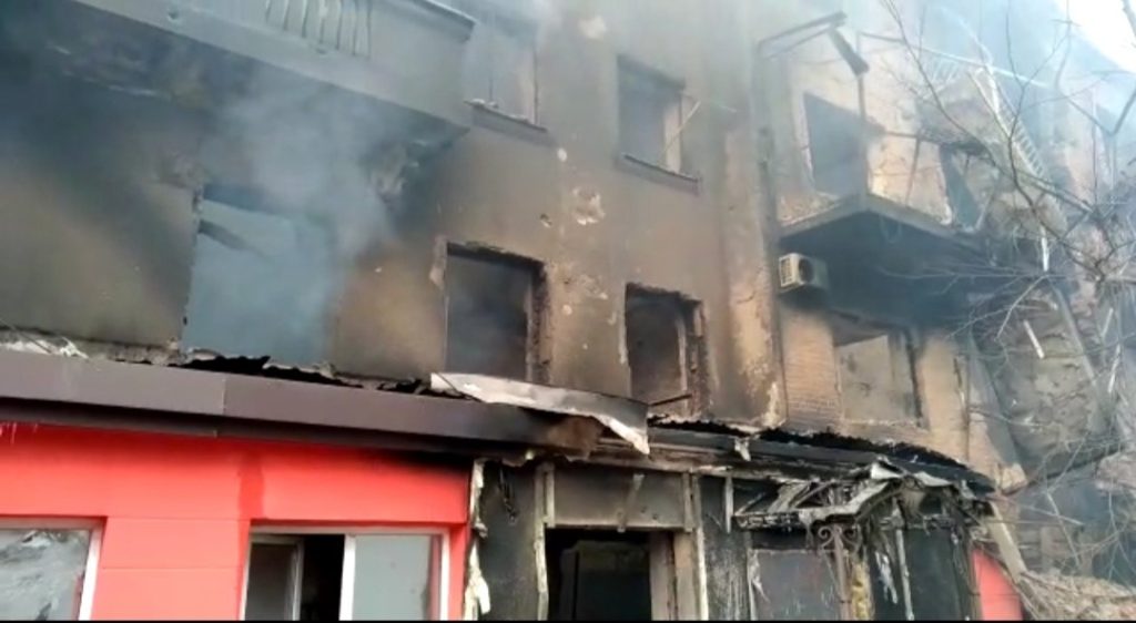 Rusët bombardojnë konsullatën e nderit të Shqipërisë në Kharkiv konsullata e nderit e shqiperise ne kharkiv 1