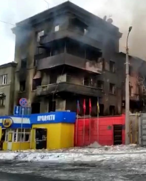 Rusët bombardojnë konsullatën e nderit të Shqipërisë në Kharkiv 3 konsullata e nderit e shqiperise ne kharkiv 4