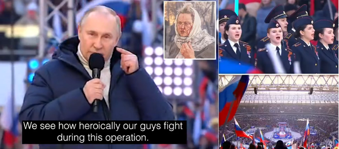 VIDEO/ Putinit i ndodh e papritura në mes të fjalimit, televizioni shtetëror ndërpret transmetimin poutin