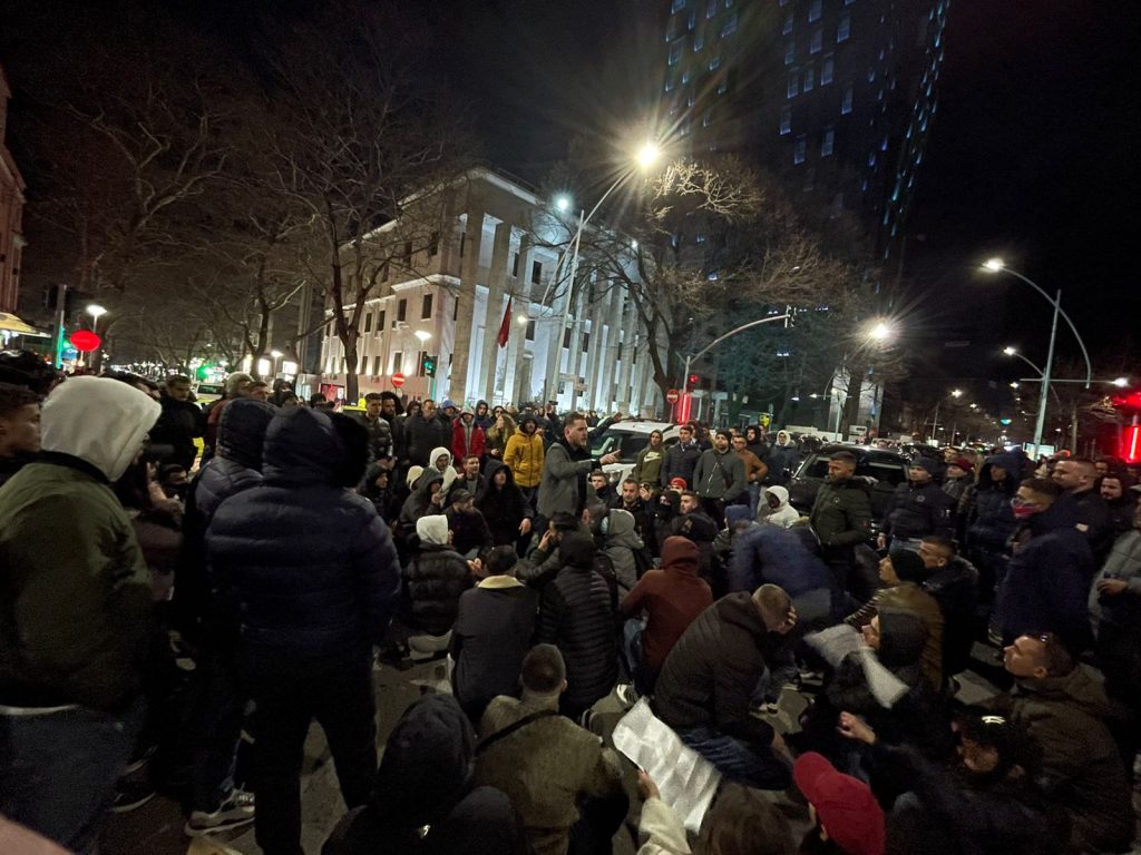Protestuesit bllokojnë Unazën e Vogël në të dyja krahët protesta66 1